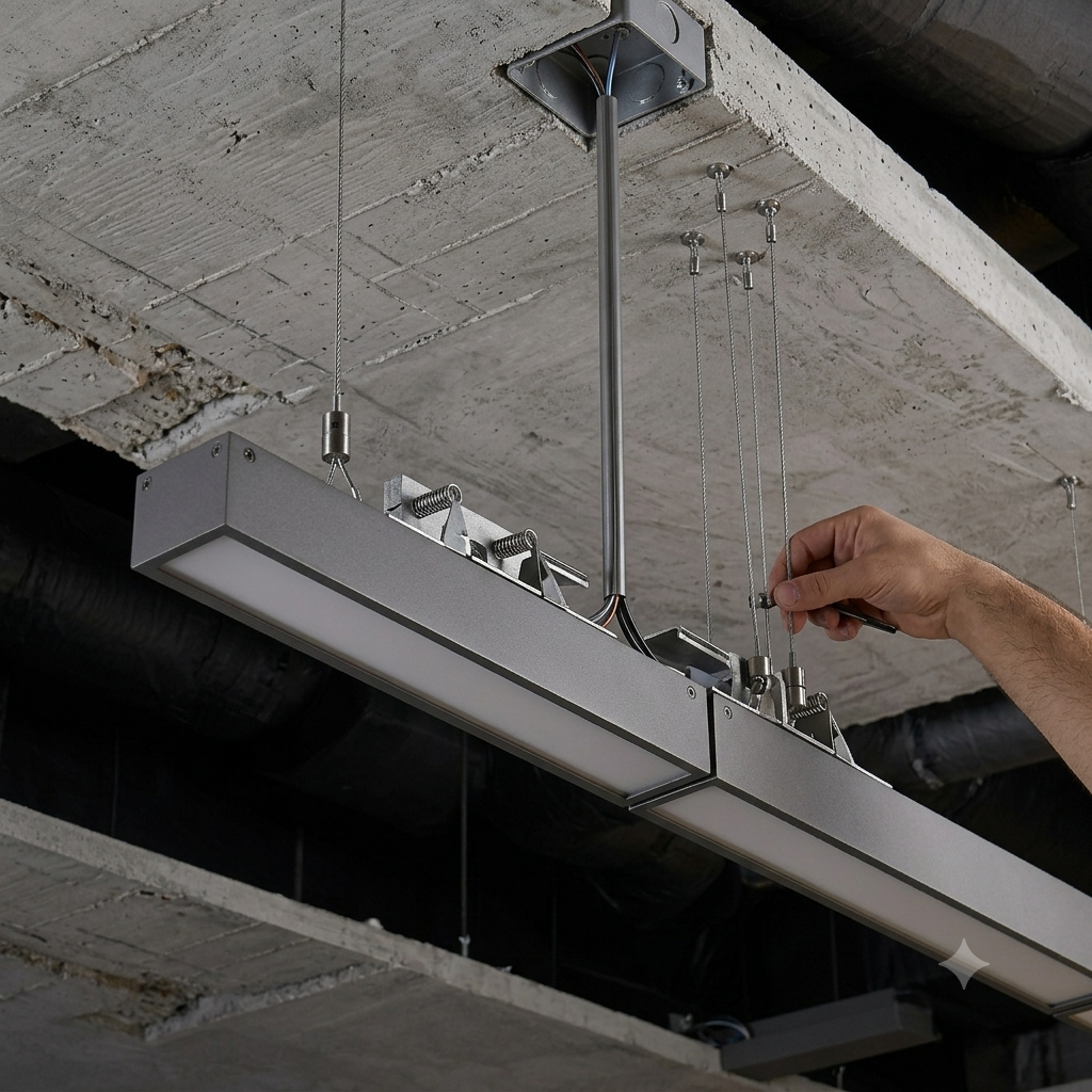 Sıva Üstü & Sarkıt Linear LED Aydınlatma Armatürü