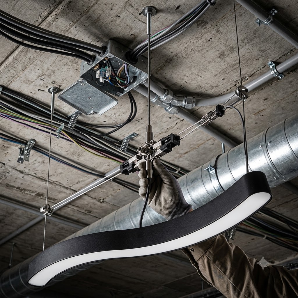 Su Yolu Dekoratif Linear LED Aydınlatma Armatürü